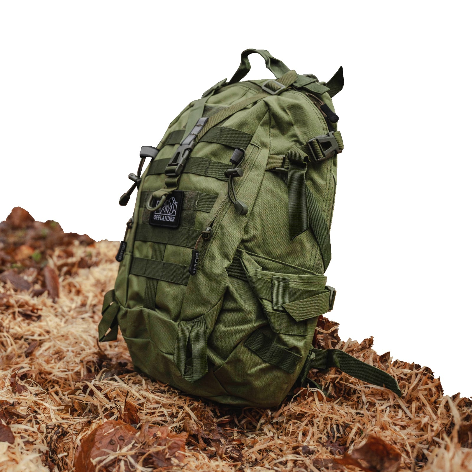 OFFLANDER BACKPACK SURVIVAL TREKKER 25L GREEN