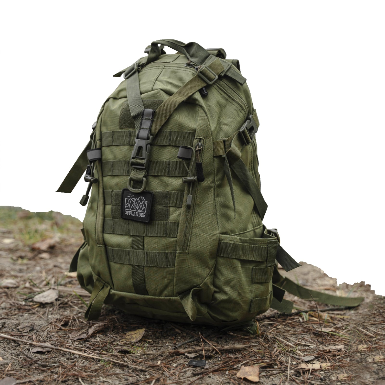 OFFLANDER BACKPACK SURVIVAL TREKKER 25L GREEN