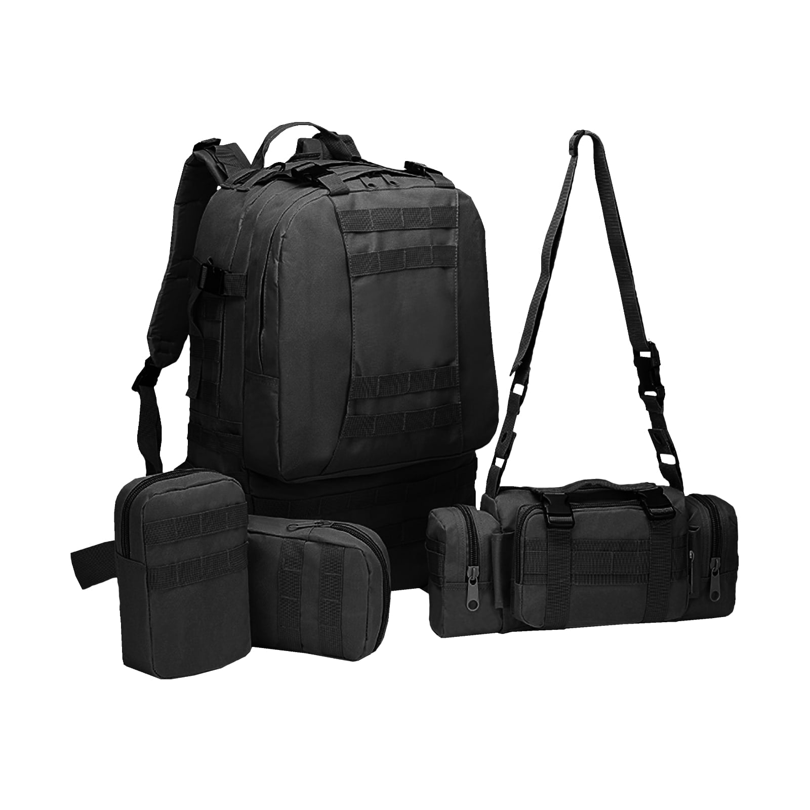 OFFLANDER TOURIST BACKPACK SURVIVAL COMBO 38L BLACK