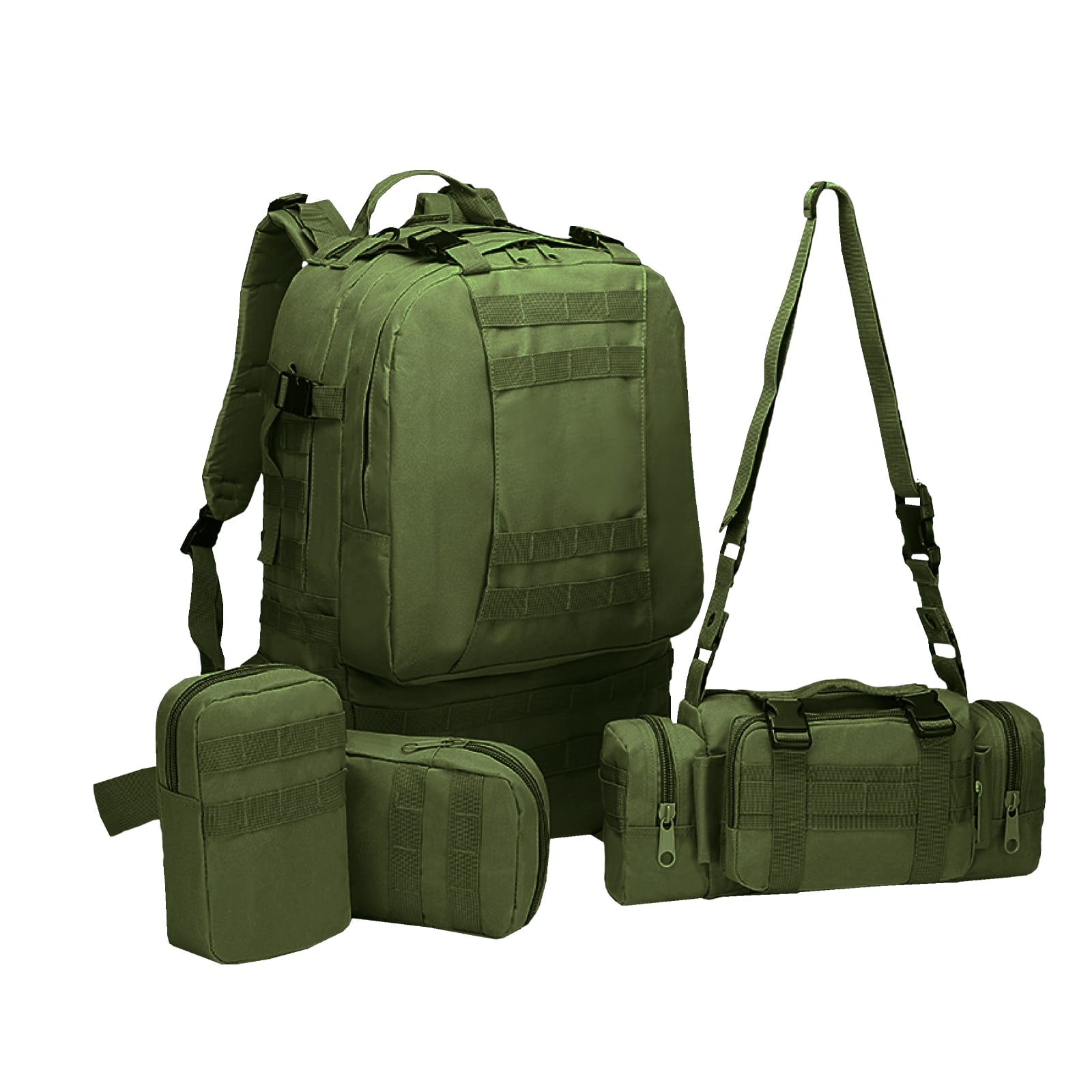 OFFLANDER TOURIST BACKPACK SURVIVAL COMBO 38L GREEN