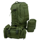 OFFLANDER PLECAK TURYSTYCZNY SURVIVAL COMBO 38L ZIELONY