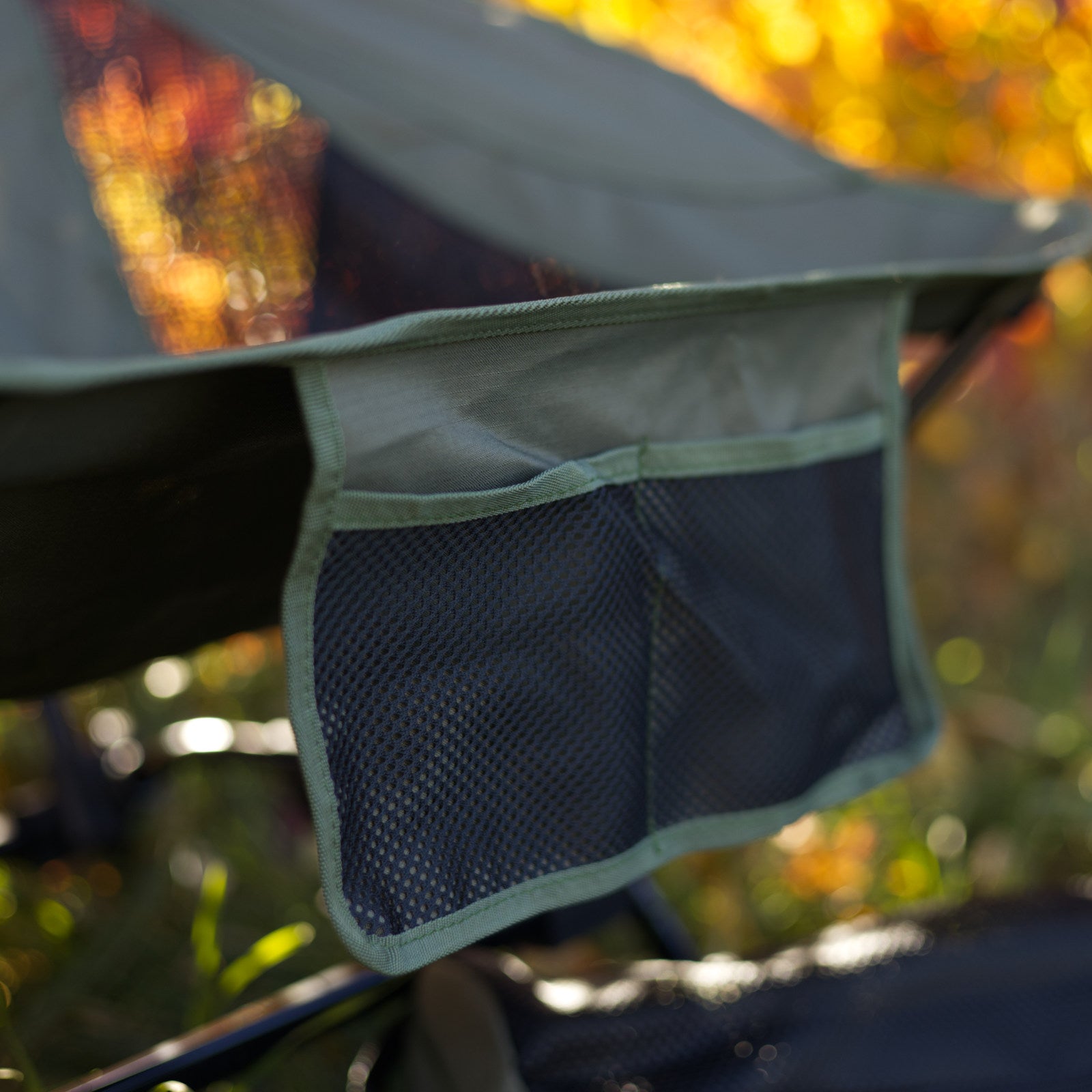 OFFLANDER LARGE FOLDING CAMPING CHAIR OLIVE 