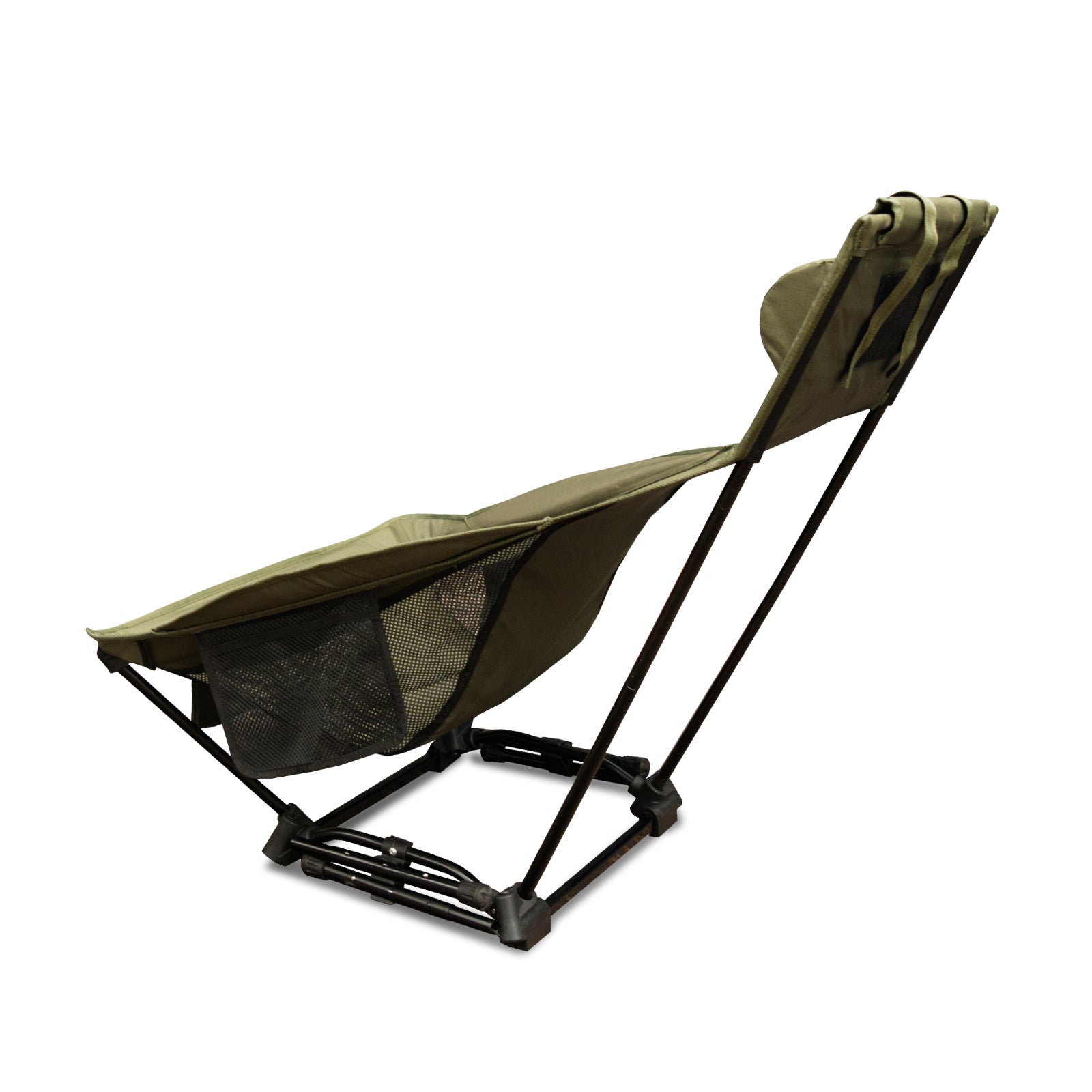 OFFLANDER LARGE FOLDING CAMPING CHAIR OLIVE 