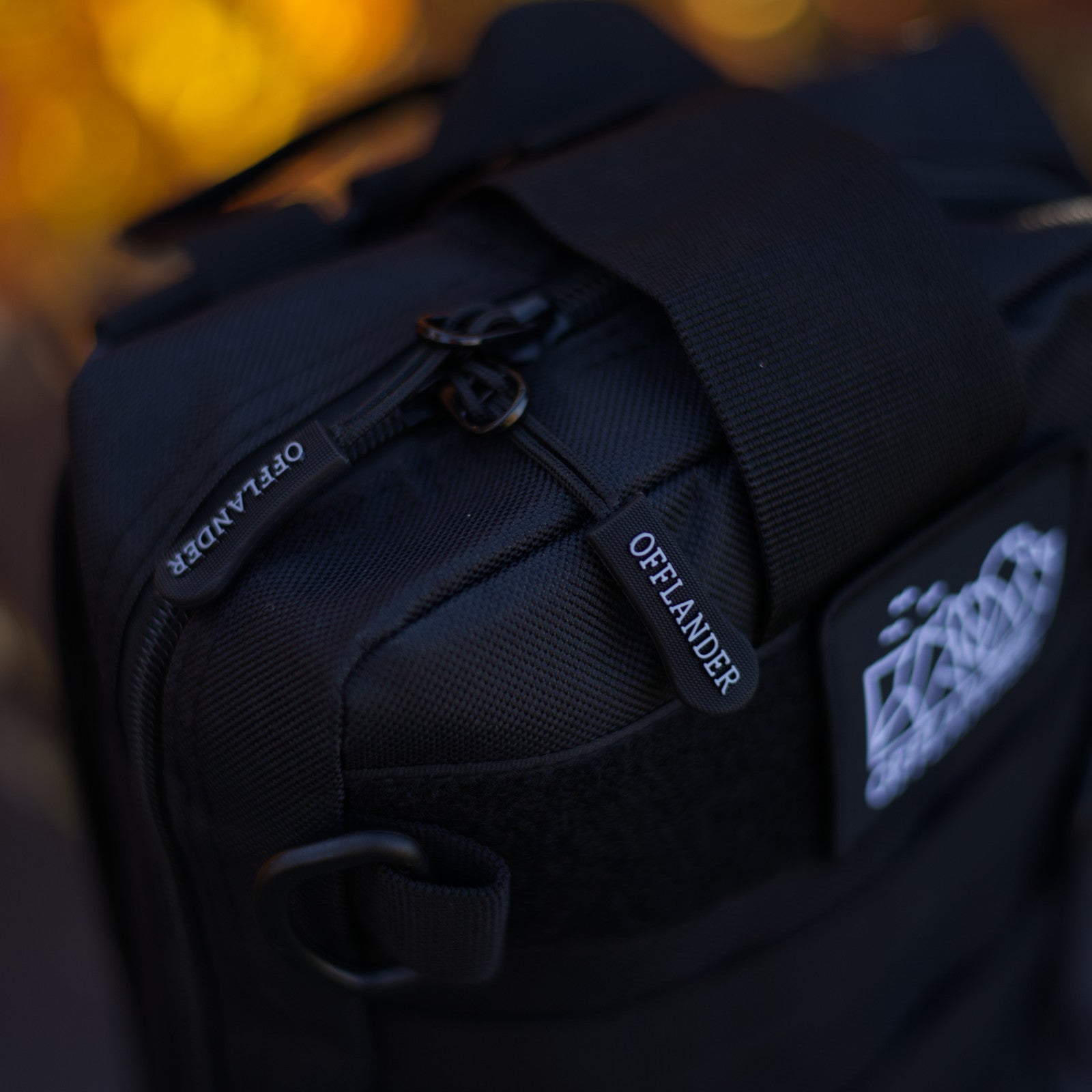 OFFLANDER TACTICAL BAG MOLLE WITH VELCRO MEDIUM BLACK 