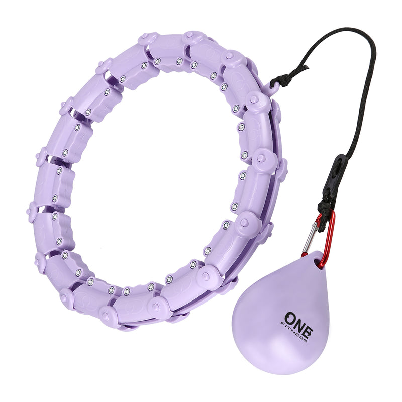 OHA02 HULA HOP VIOLET WITH BOLT AND WEIGHT ONE FITNESS