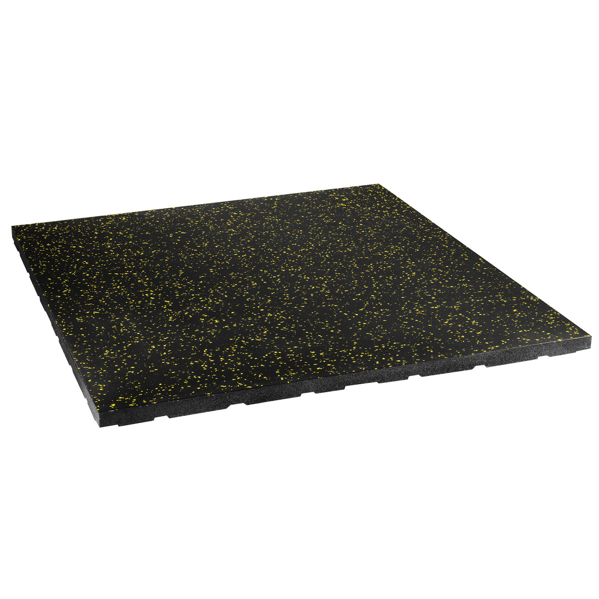 POS35 PODŁOGA GUMOWA POD SPRZĘT FITNESS BLACK/YELLOW