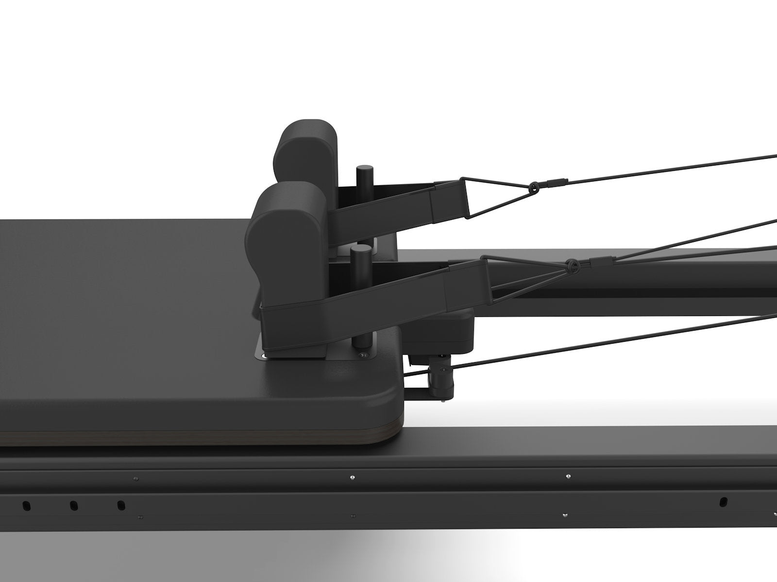 Toorx Liveness PTX8000 Reformer do pilatesu aluminiowy Black Pearl