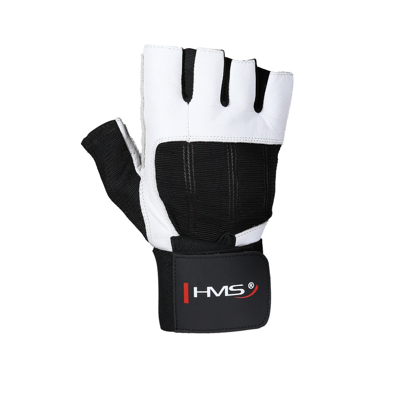 RST04 WHITE-BLACK SIZE XL GYM GLOVES HMS