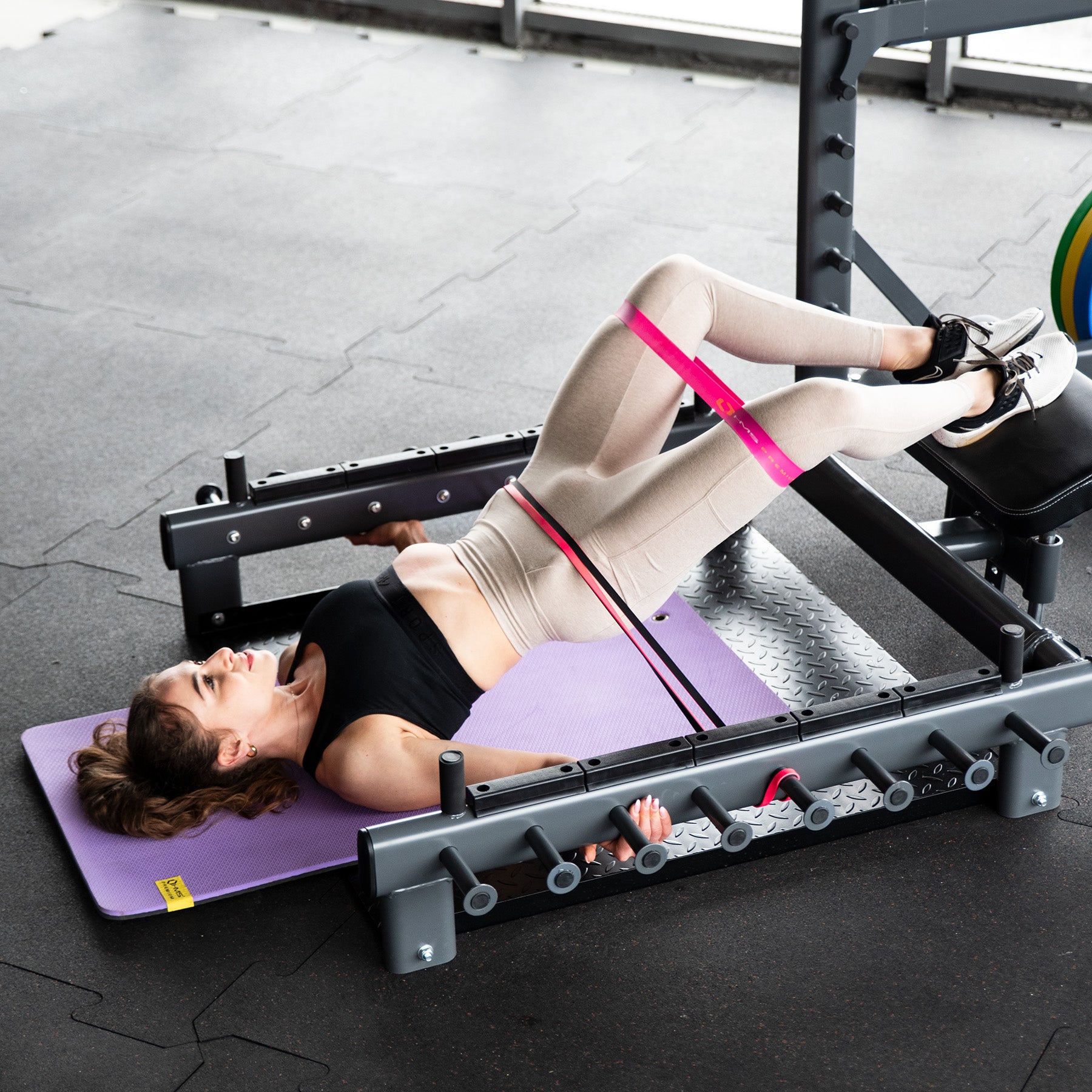 SMP01 MULTIFUNCTIONAL STAND WITH WEIGHT LIFTING PLATFORM AND HIP THRUST COMMERCIAL HMS