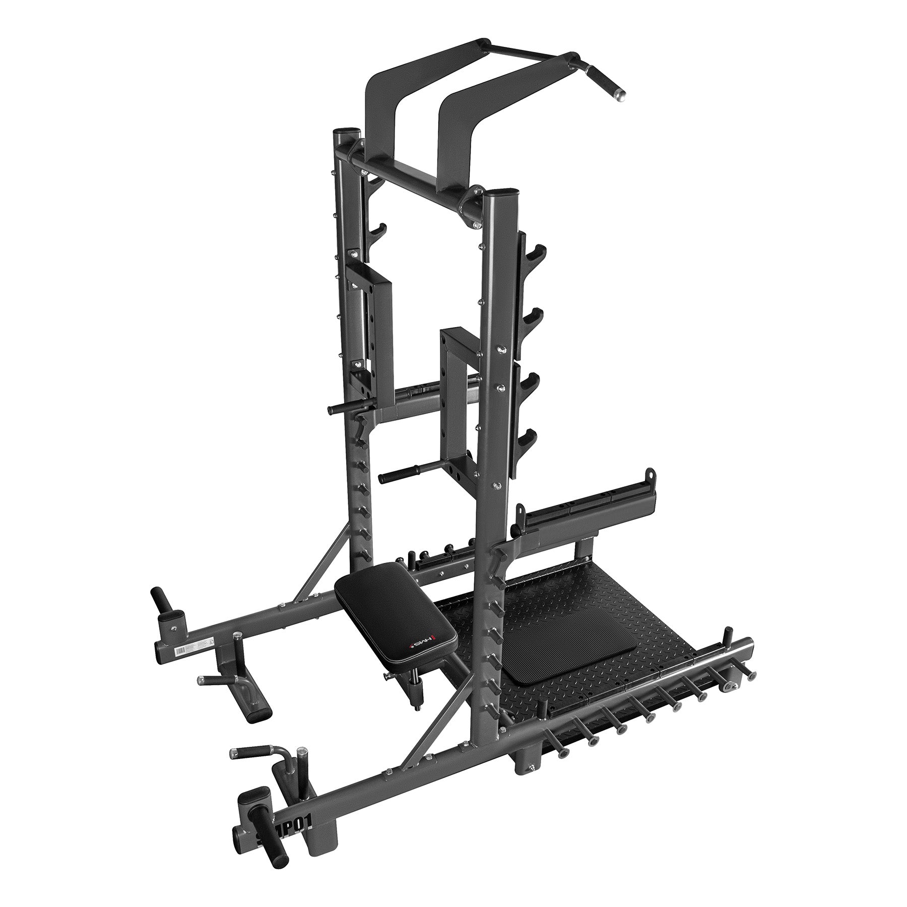 SMP01 MULTIFUNCTIONAL STAND WITH WEIGHT LIFTING PLATFORM AND HIP THRUST COMMERCIAL HMS