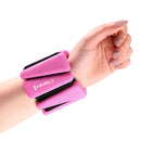 SNK01 PINK SILICONE WEIGHTS FOR EXERCISES FOR ANKLES AND WRISTS HMS