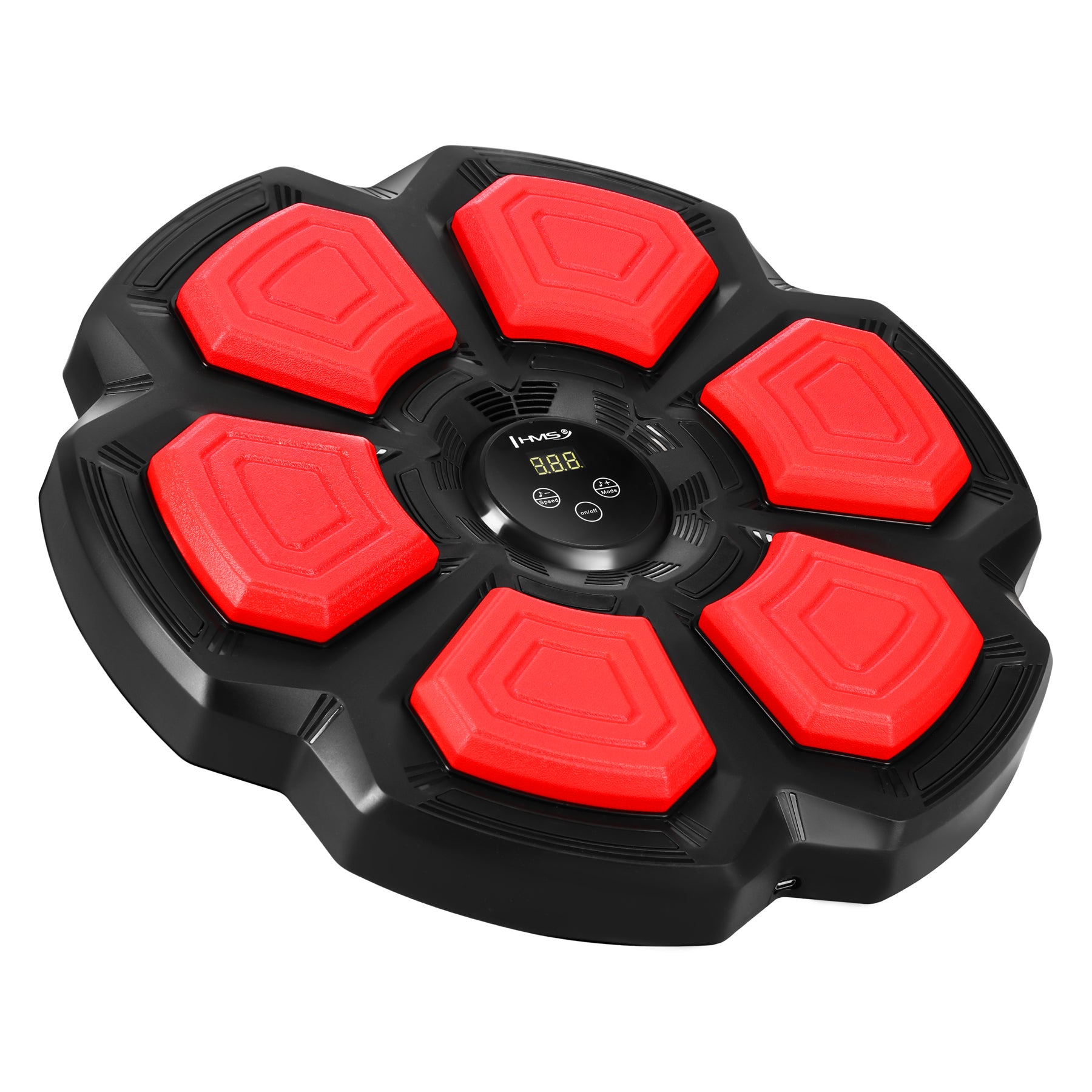 TB06 ELEKTRONICKÝ BOXERSKÝ TERČ S BLUETOOTH FUNKCÍ, HUDBOU A RUKAVICEMI HMS