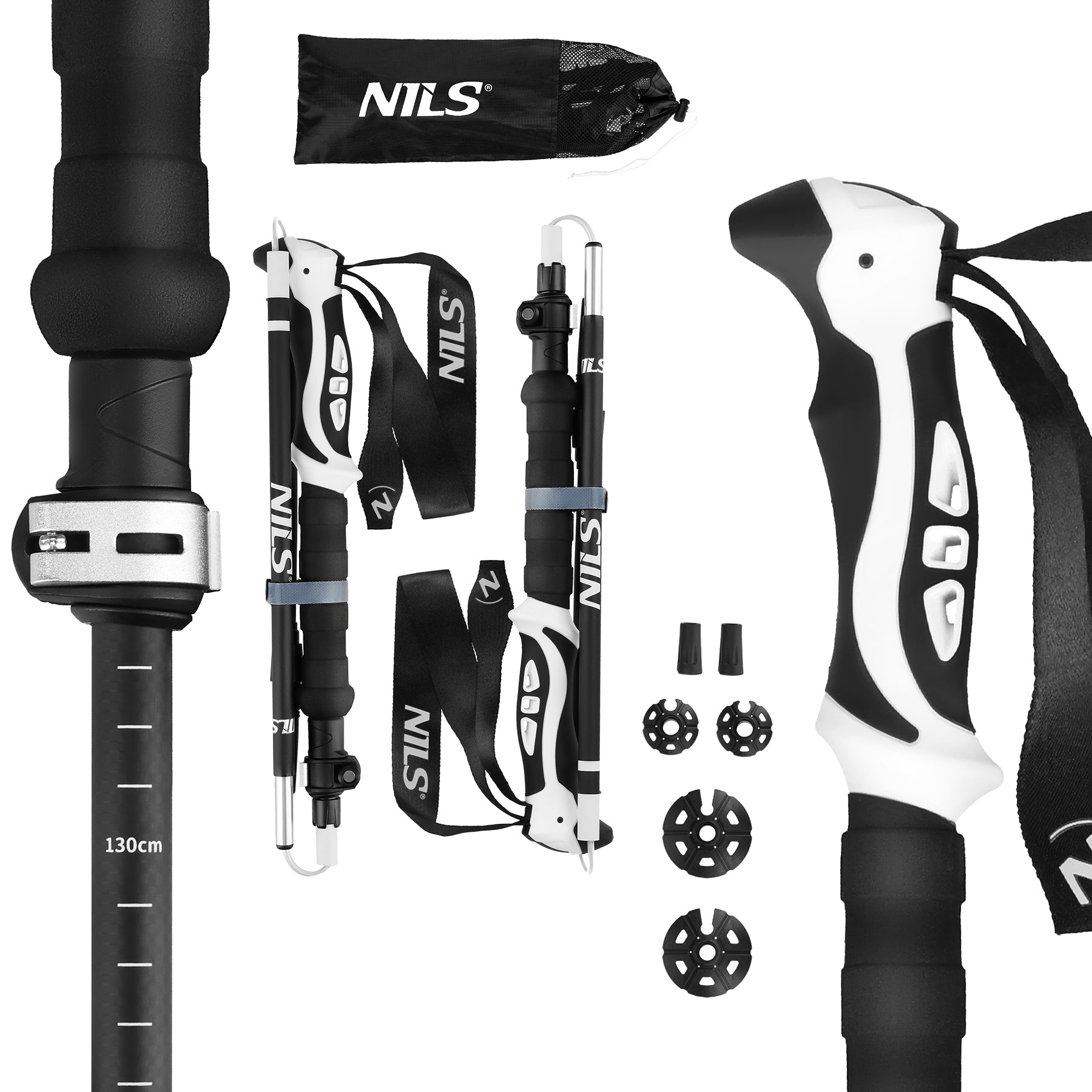 Skládací trekingové hole TK8603 NILS