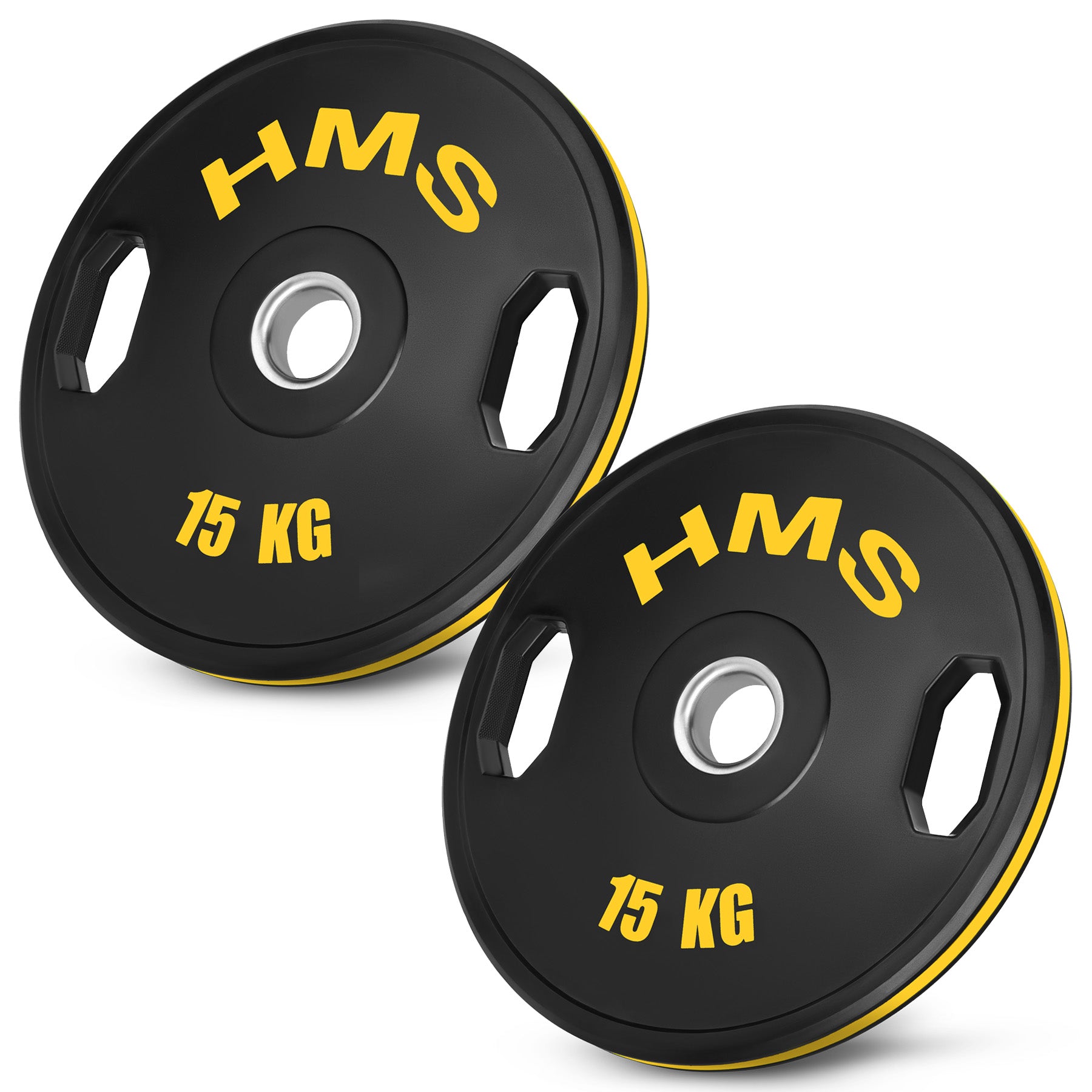 TOG15 2 x 15 KG OLYMPIC PLATE RUBBER-COATED 2 x 15 KG HMS