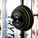 TOG15 2 x 15 KG TALERZ OLIMPIJSKI OGUMOWANY 2 x 15 KG HMS