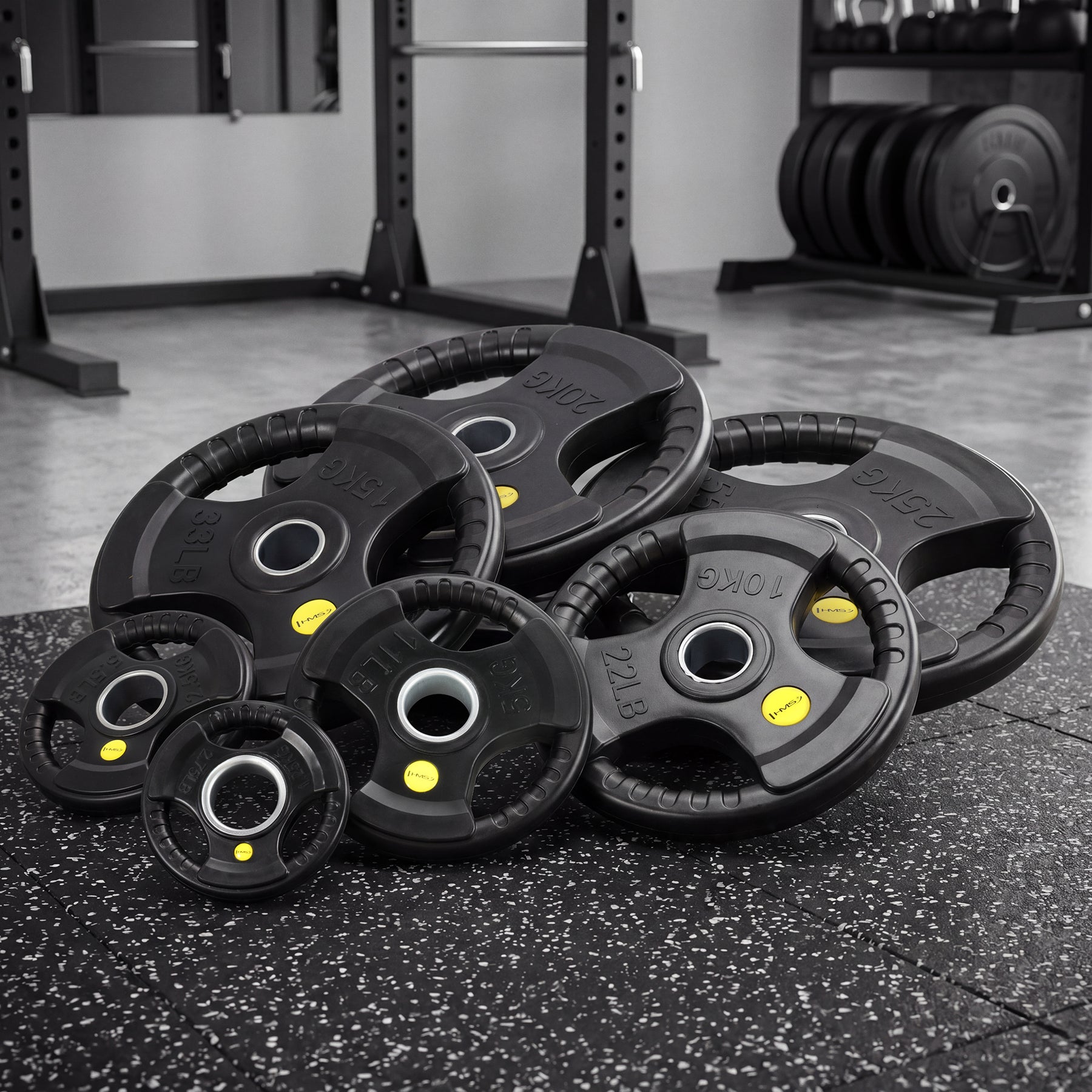 TOK20 PRO TALERZ OLIMPIJSKI OGUMOWANY 20 KG HMS