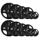 TPC SET OLYMPIC POLYURETHANE PLATE SET 2 x 2.5 - 25 KG CPU - 155KG HMS