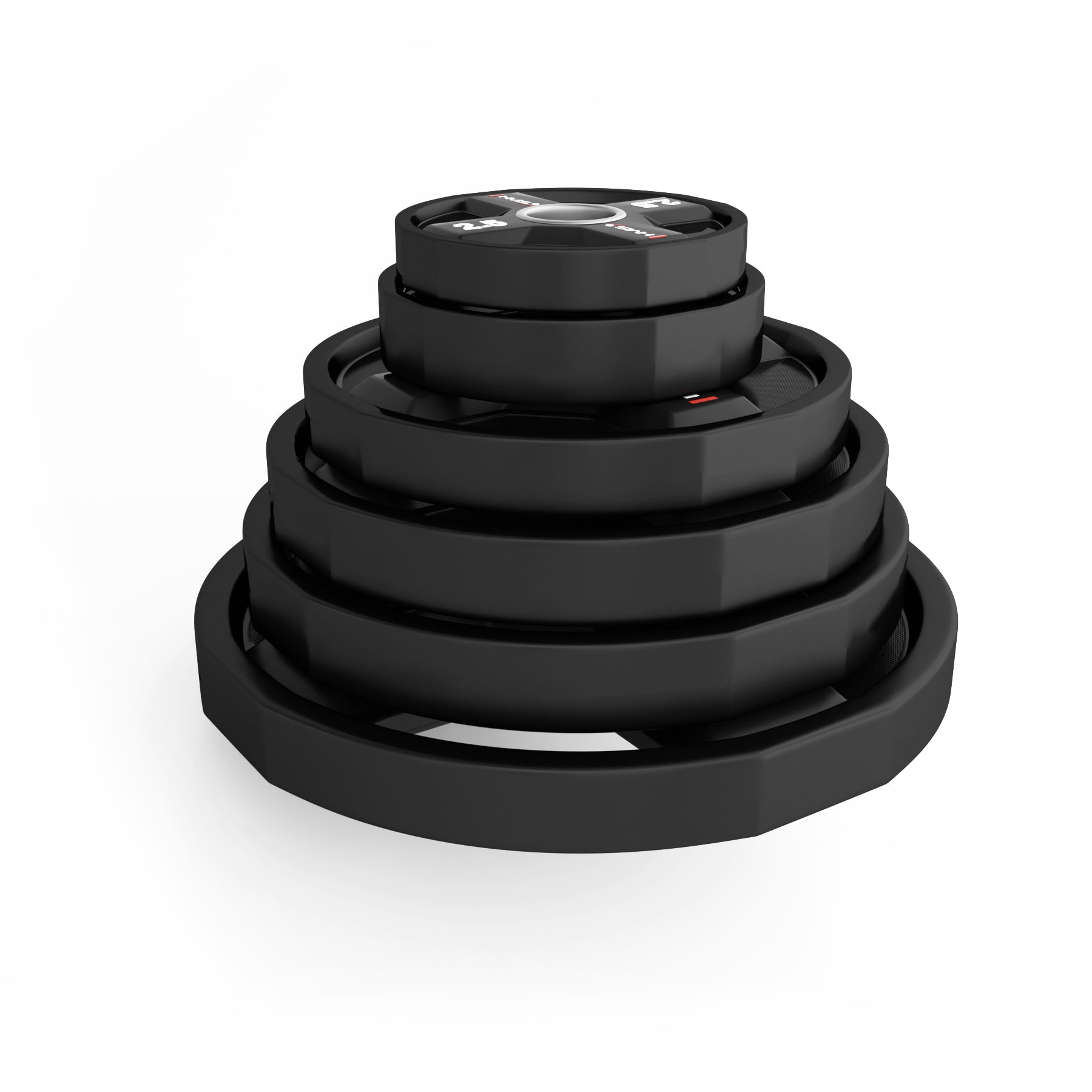 HPT POLYURETHANE DUMBBELL SET 2 x 1 - 10 KG (110 KG) + STR37 HMS STAND