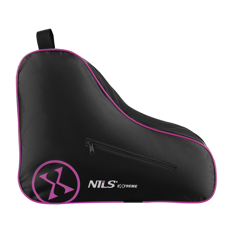 TS306 BAG WITH ZIPPER FOR ROLLER SKATES PINK ONE SIZE NILS EXTREME