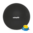 VIRTUFIT PIŁKA GIMNASTYCZNA ANTI-BURST PRO Z POMPKĄ CZARNA 65 CM