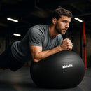 VIRTUFIT PIŁKA GIMNASTYCZNA ANTI-BURST PRO Z POMPKĄ CZARNA 65 CM