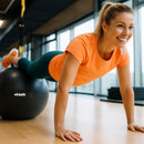 VIRTUFIT PIŁKA GIMNASTYCZNA ANTI-BURST PRO Z POMPKĄ CZARNA 65 CM