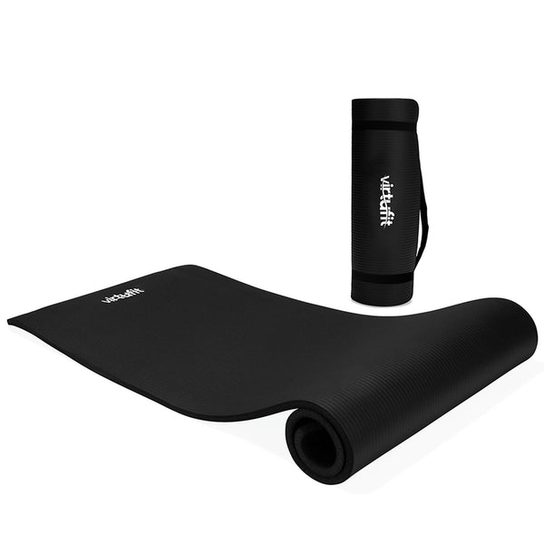 VIRTUFIT MATA FITNESS NBR CZARNA Z PASKIEM DO NOSZENIA