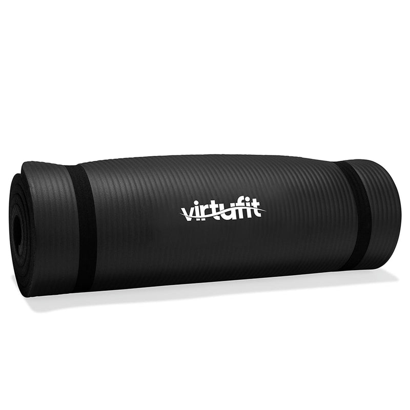 VIRTUFIT MATA FITNESS NBR CZARNA Z PASKIEM DO NOSZENIA
