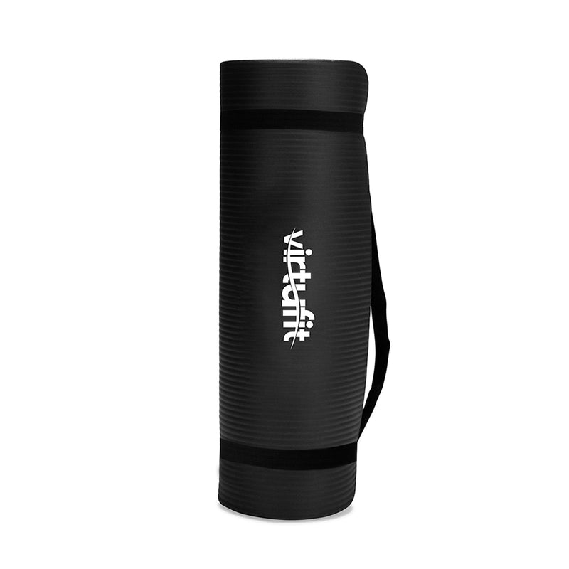 VIRTUFIT MATA FITNESS NBR CZARNA Z PASKIEM DO NOSZENIA