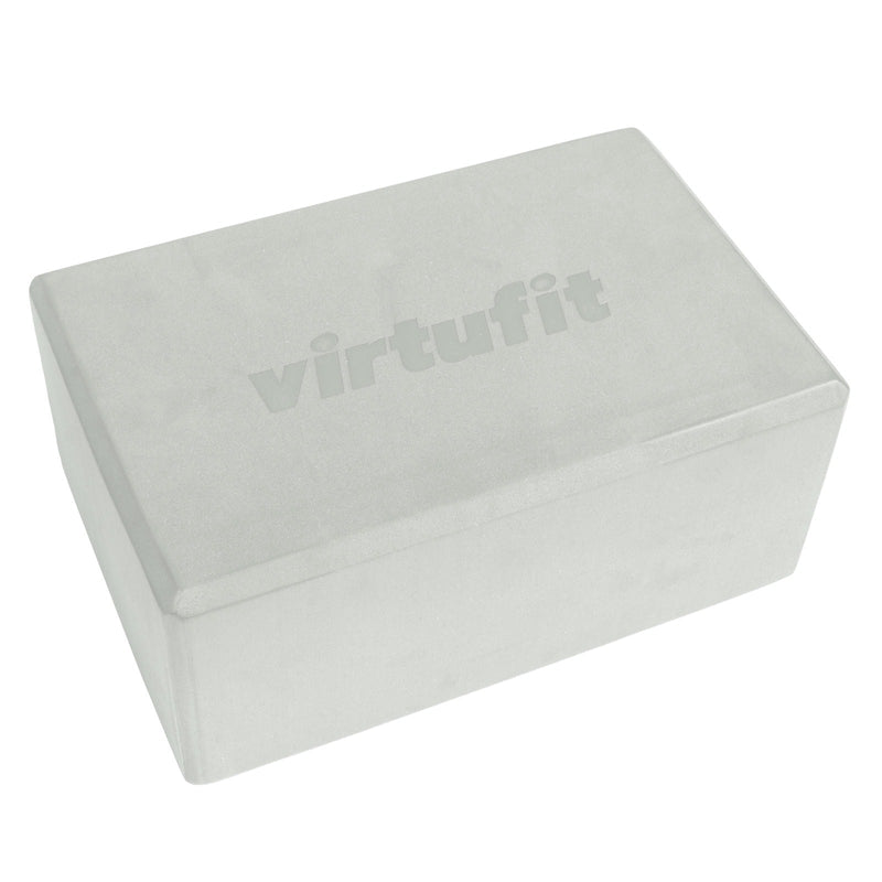 VIRTUFIT KLOCEK DO JOGI PREMIUM - PIANKA EVA - NATURALNY SZARY