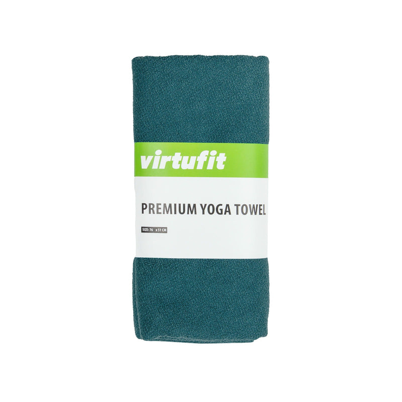 VIRTUFIT RĘCZNIK Z MIKROFIBRY DO JOGI PREMIUM - 76 X 51 CM - ZIELEŃ OCEANU