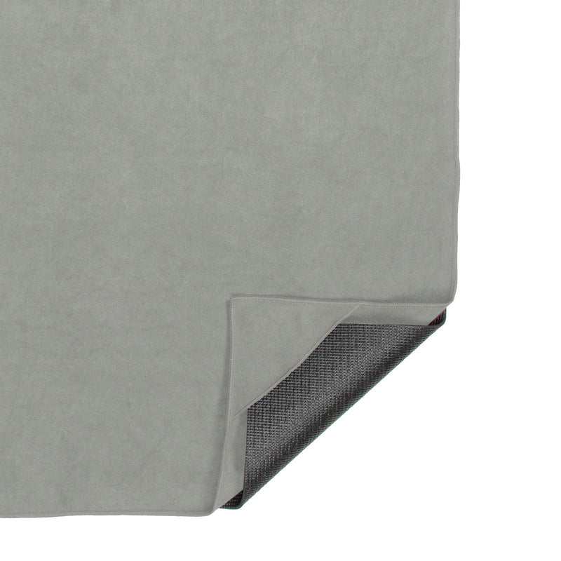 VIRTUFIT RĘCZNIK DO MATY DO JOGI PREMIUM - 183 X 61 CM - NATURALNY SZARY