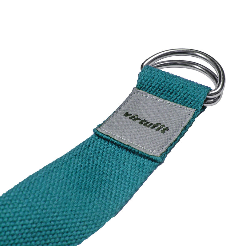 VIRTUFIT PASEK DO JOGI PREMIUM - 250 CM - ZIELEŃ OCEANU