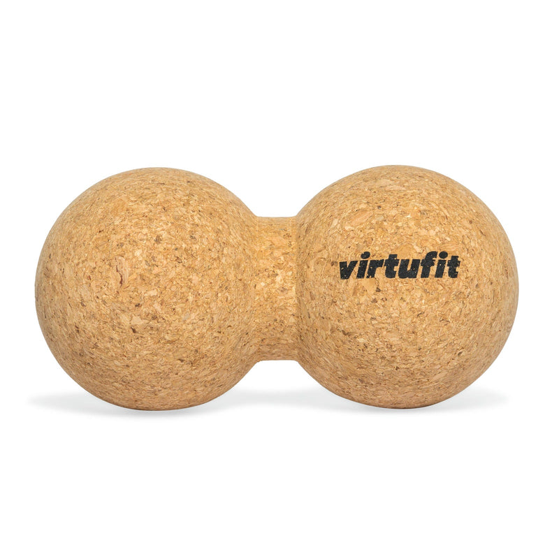 VIRTUFIT PODWÓJNA KORKOWA KULKA DO MASAŻU PREMIUM - EKOLOGICZNA
