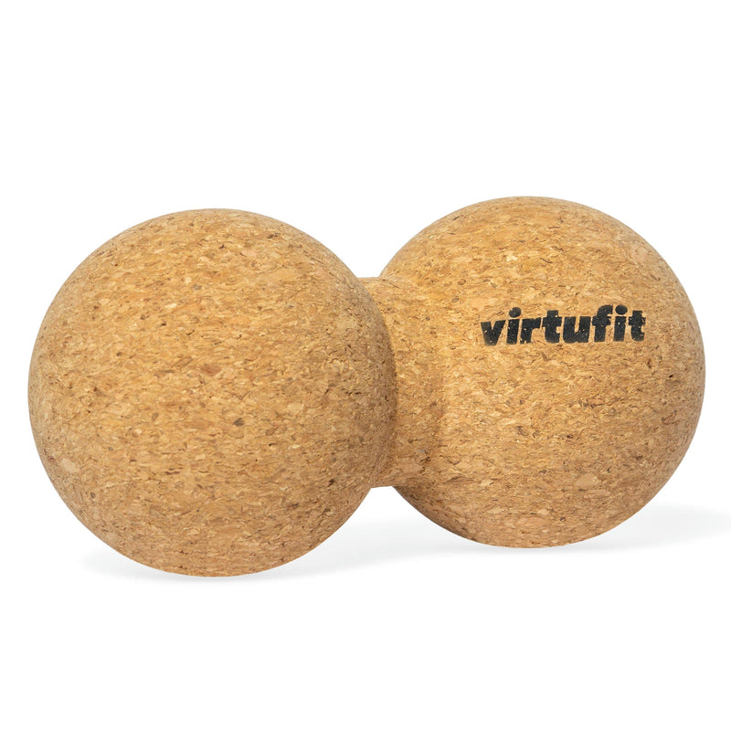 VIRTUFIT PODWÓJNA KORKOWA KULKA DO MASAŻU PREMIUM - EKOLOGICZNA