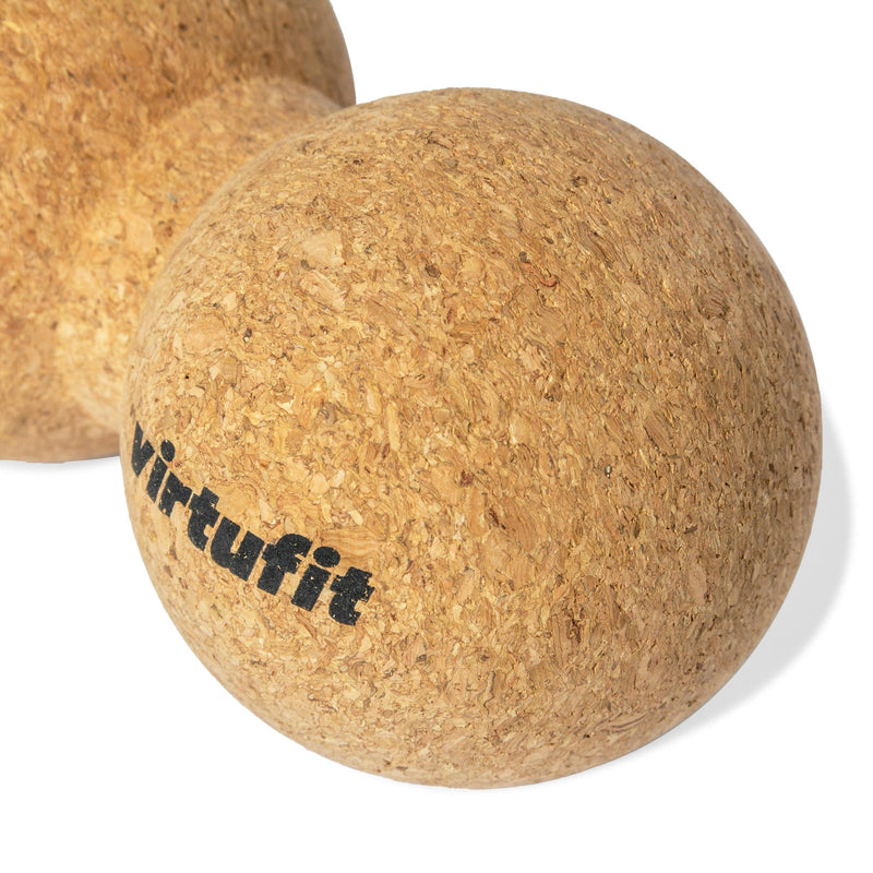 VIRTUFIT PODWÓJNA KORKOWA KULKA DO MASAŻU PREMIUM - EKOLOGICZNA