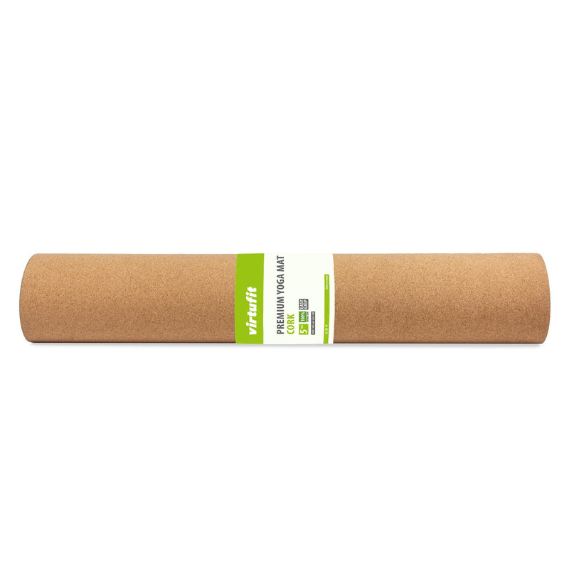 VIRTUFIT KORKOWA MATA DO JOGI PREMIUM - EKOLOGICZNA - 183 X 61 X 0.5 CM