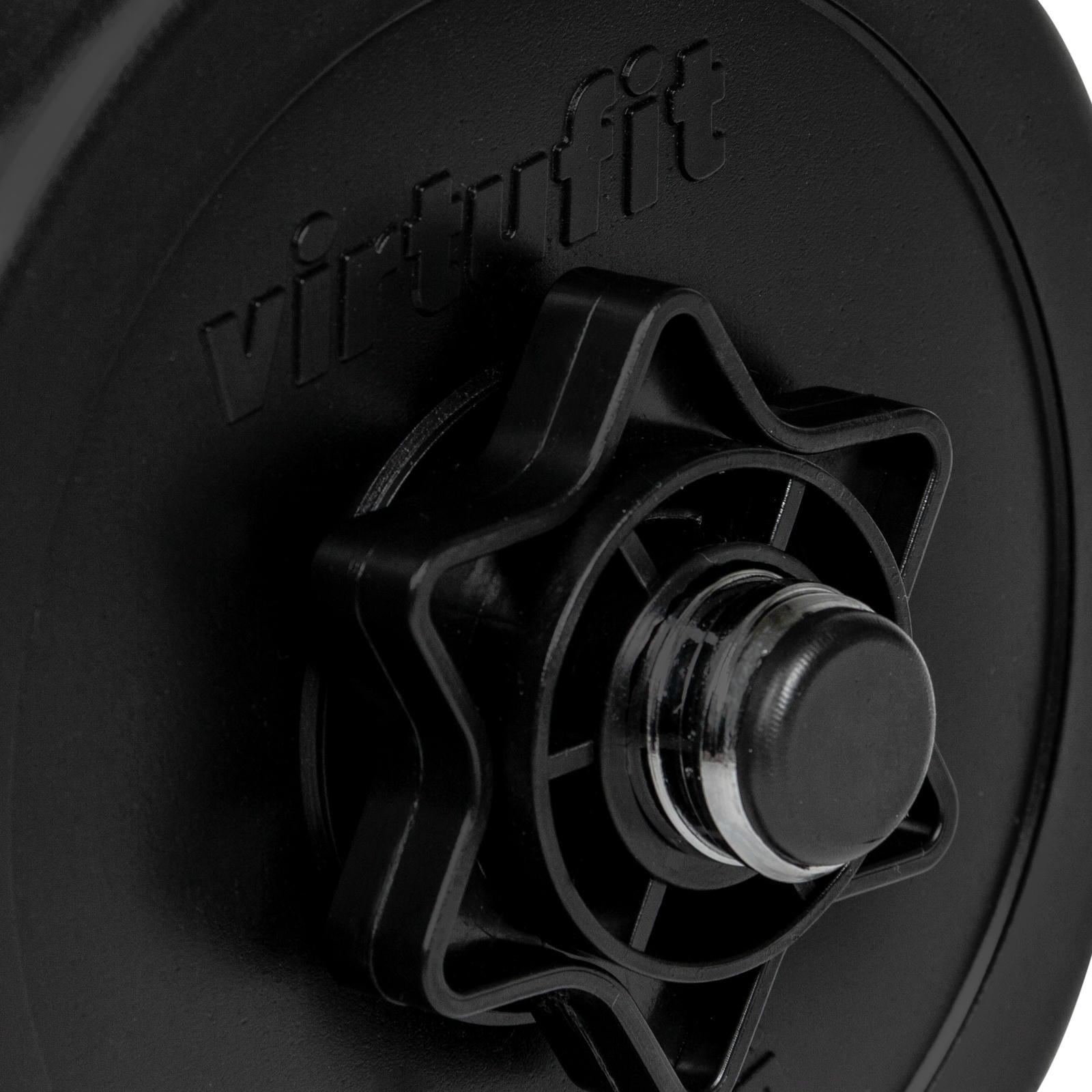 VIRTUFIT ZESTAW HANTLI REGULOWANYCH WINYLOWYCH 2 X 14 KG