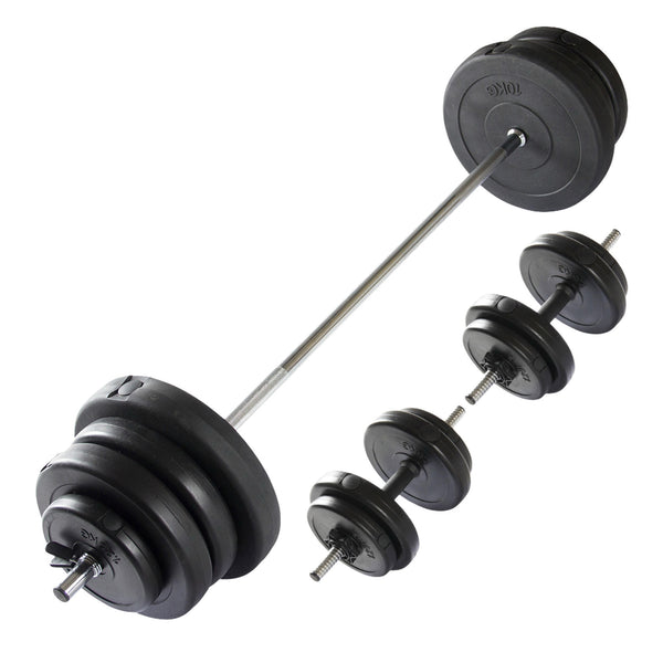VIRTUFIT ZESTAW HANTLI REGULOWANYCH Z GRYFEM ŁĄCZĄCYM 60,5 KG