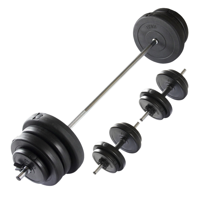 VIRTUFIT ZESTAW HANTLI REGULOWANYCH Z GRYFEM ŁĄCZĄCYM 60,5 KG