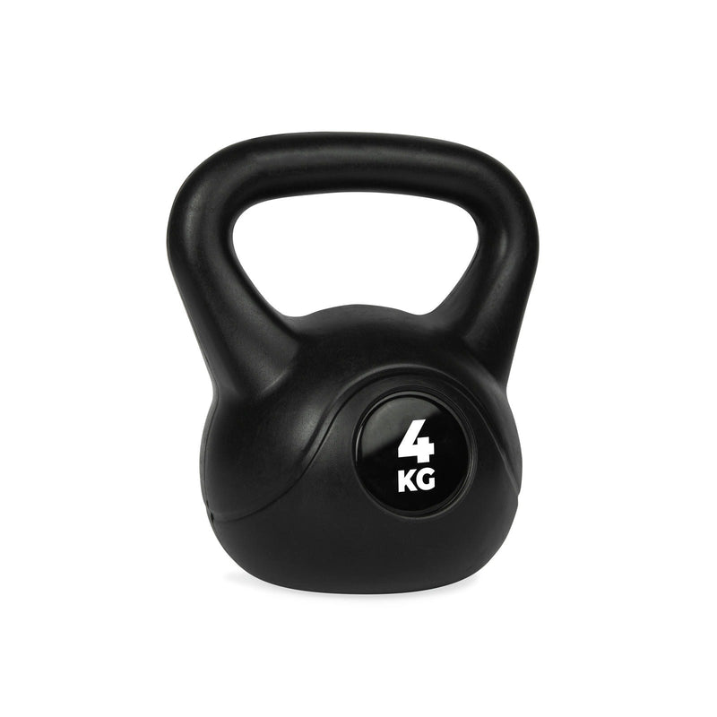 VIRTUFIT KETTLEBELL PCV - 4 KG - CZARNY