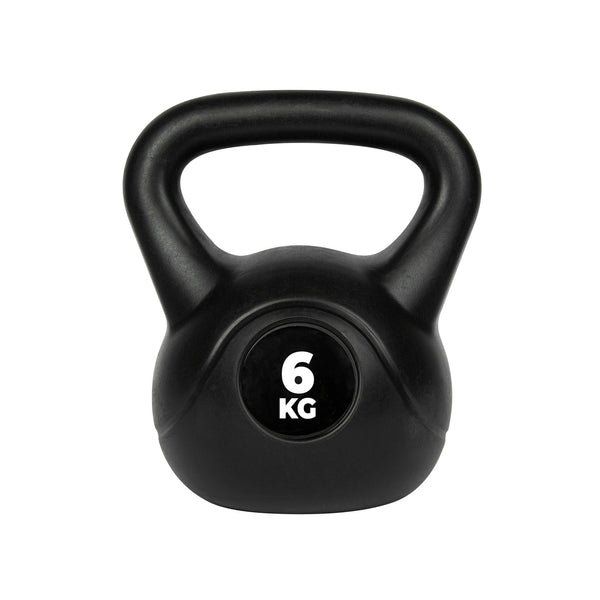 VIRTUFIT KETTLEBELL PCV - 6 KG - CZARNY