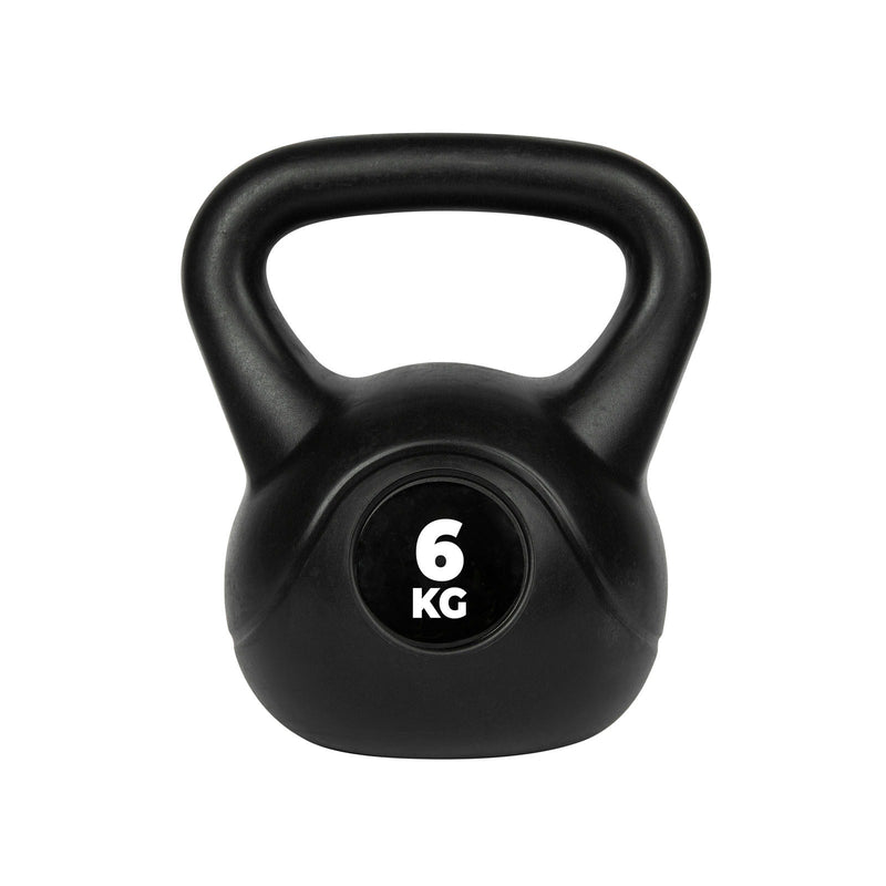 VIRTUFIT KETTLEBELL PCV - 6 KG - CZARNY