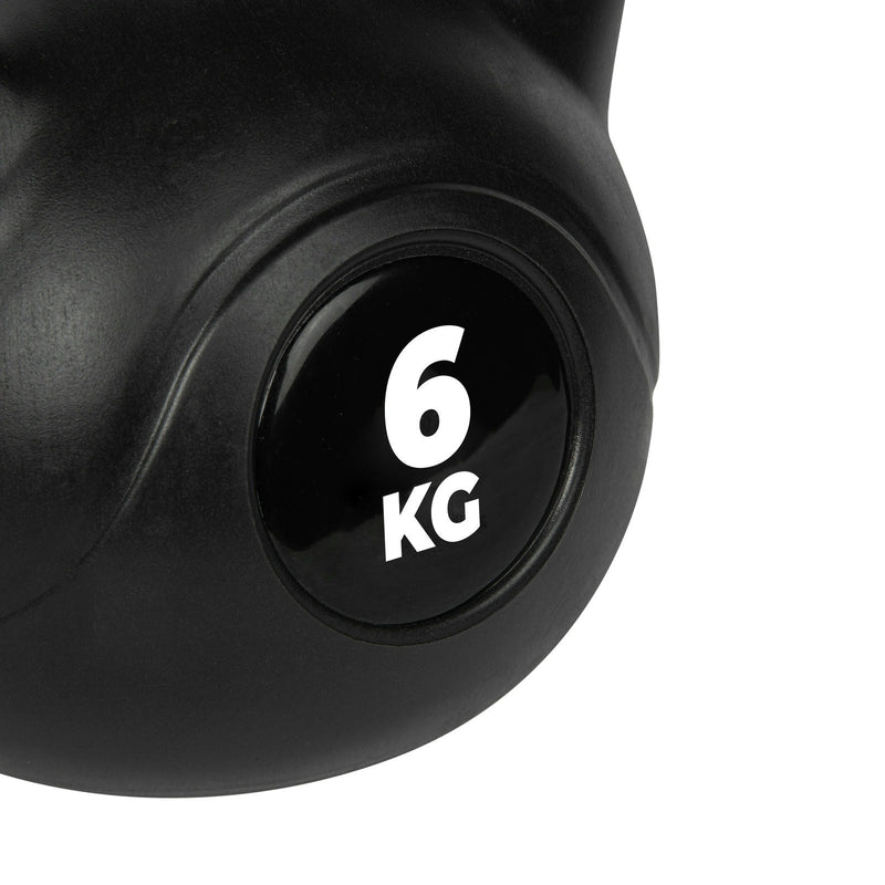 VIRTUFIT KETTLEBELL PCV - 6 KG - CZARNY