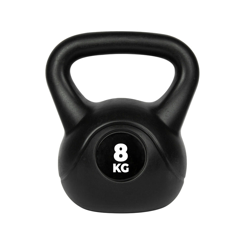 VIRTUFIT KETTLEBELL PCV - 8 KG - CZARNY