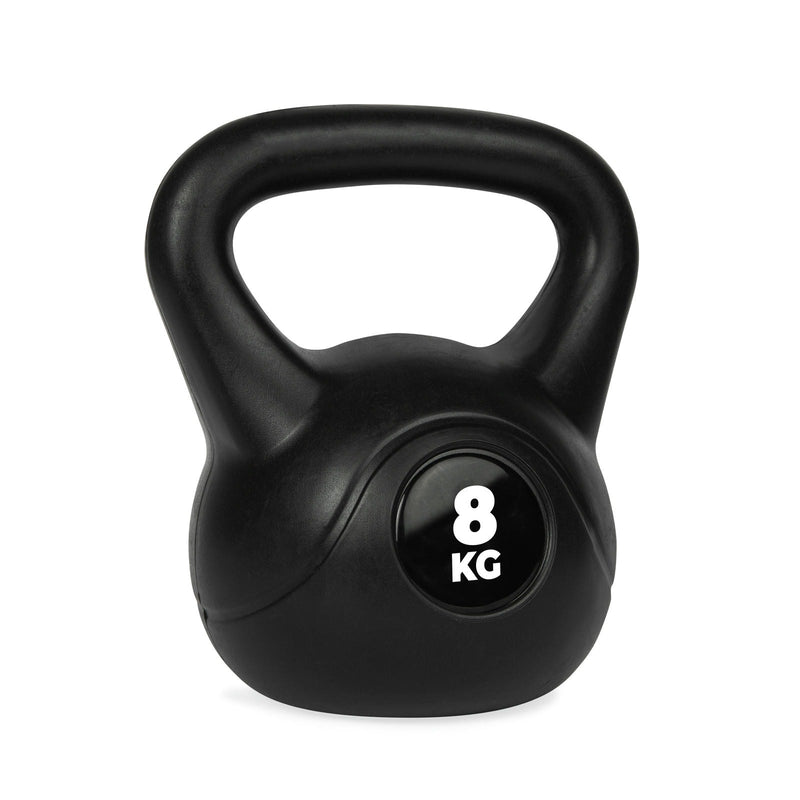 VIRTUFIT KETTLEBELL PCV - 8 KG - CZARNY