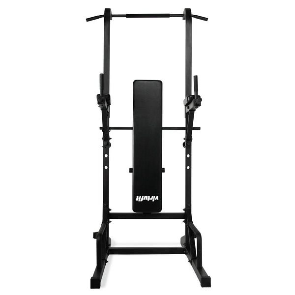 VIRTUFIT WIEŻA SIŁOWA DELUXE Z ŁAWKĄ FITNESS