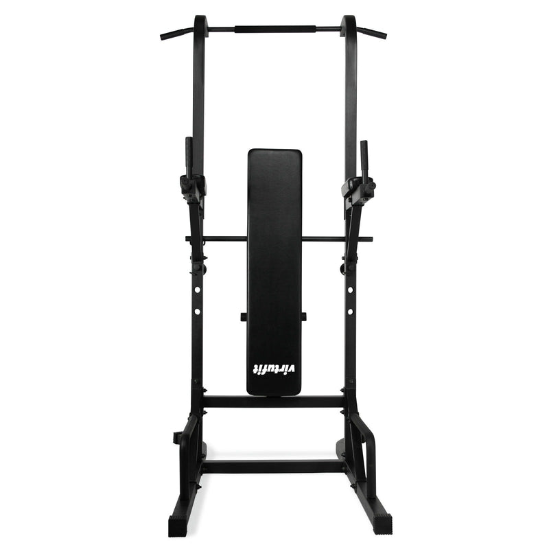 VIRTUFIT WIEŻA SIŁOWA DELUXE Z ŁAWKĄ FITNESS