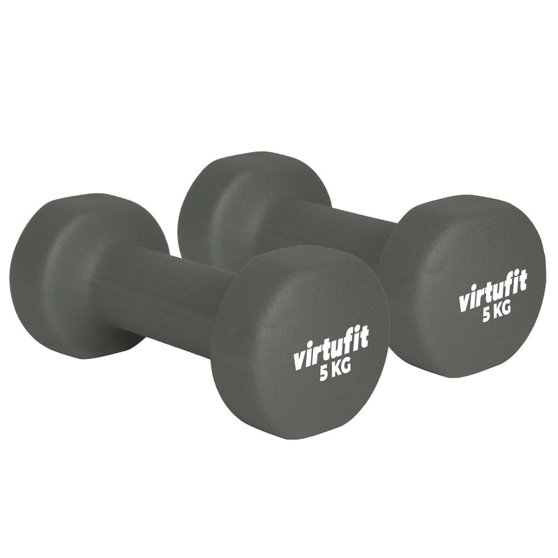 VIRTUFIT ZESTAW HANTLI WINYLOWYCH PRO - 2 X 5 KG