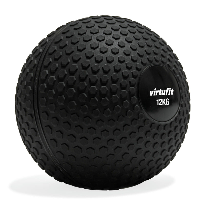 VIRTUFIT SLAM BALL - PIŁKA FITNESS - 12 KG - CZARNA